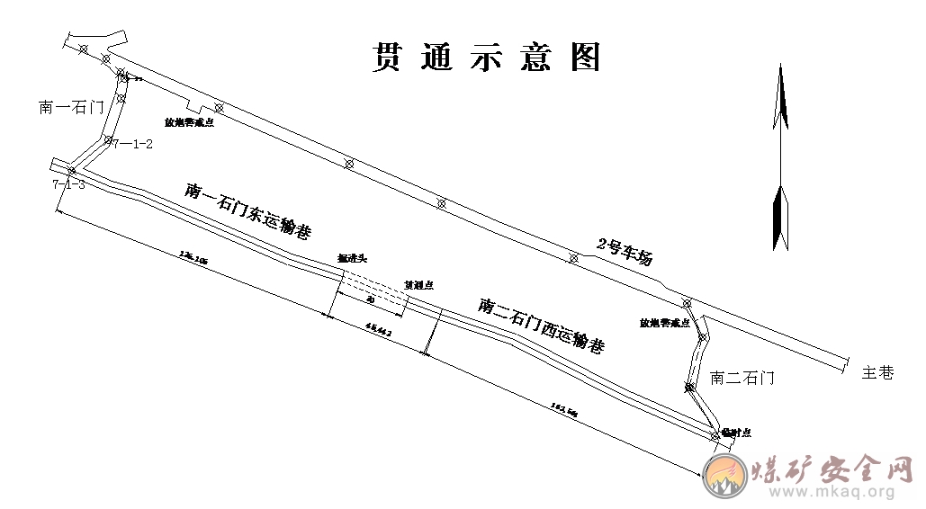 運(yùn)輸巷貫通安全技術(shù)措施