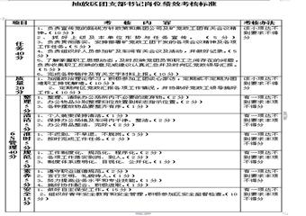 抽放區(qū)團(tuán)支部書記崗位4E標(biāo)準(zhǔn)