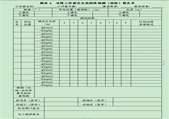 “三軟”突出煤層采煤工作面突出危險(xiǎn)性預(yù)測(cè)（效果檢驗(yàn)）技術(shù)標(biāo)準(zhǔn)