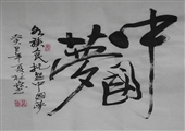 中國(guó)夢(mèng)--楊林森書法作品