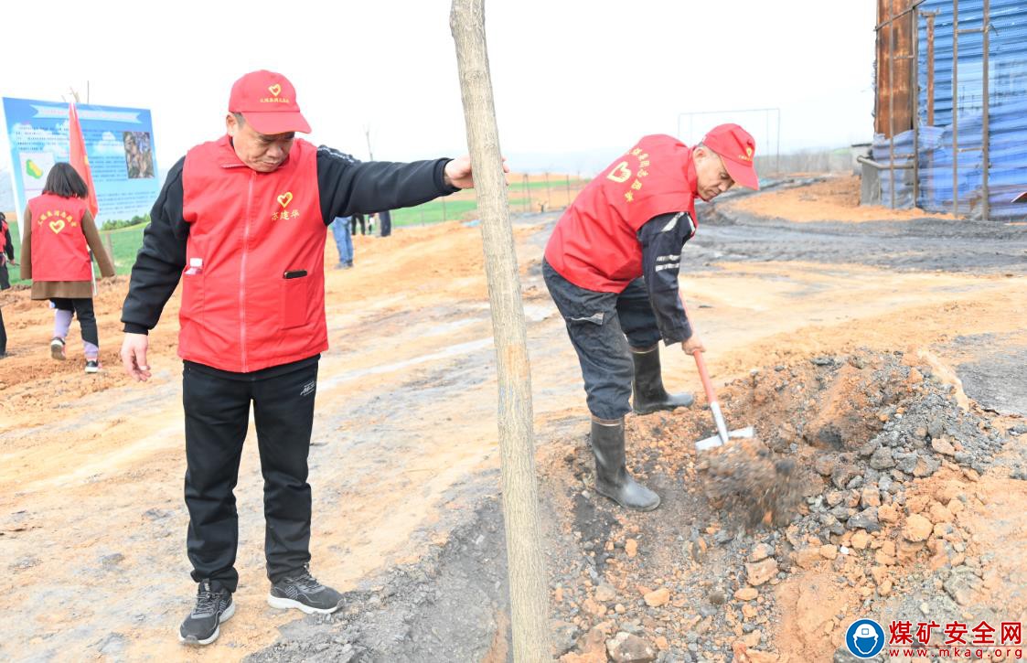 河南能源義煤公司石壕煤礦：義務植樹  共建生態(tài)家園